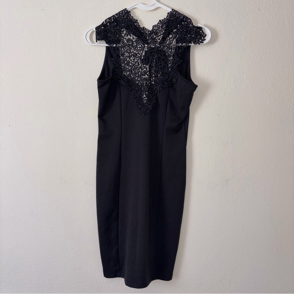 Lulu's Black Lace Backless Dress Size Large (fits like XS/small)